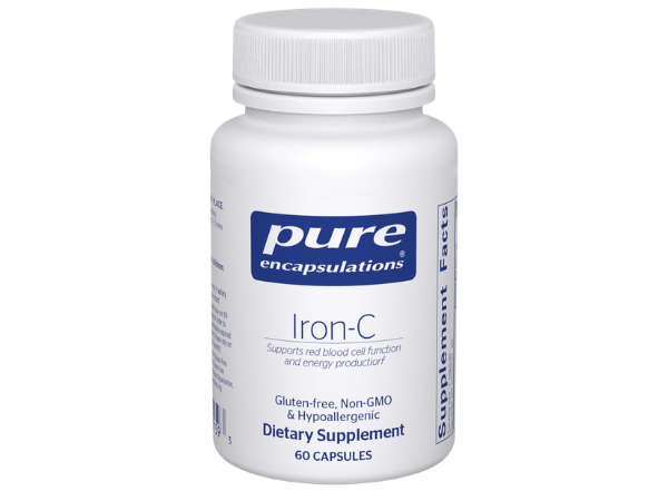 Pure Encapsulations Iron-C 15 mg — Iron + Vitamin C