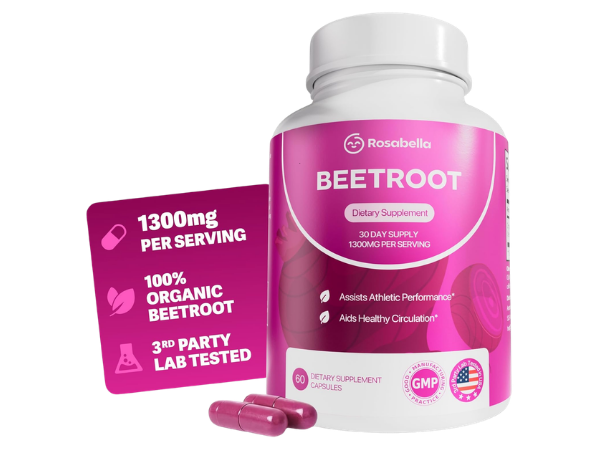 Rosabella Organic Beet Root Capsules